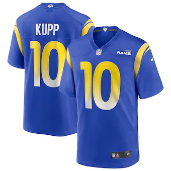 mens nike cooper kupp royal player game jersey